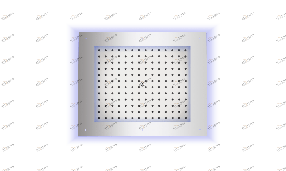 HI0391 Потолочный & настенный душ FRAME/1 - RGB CROMOTHERAPY BOSSINI 