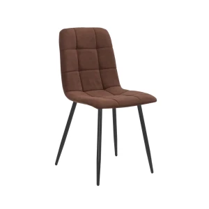 91269006 Стул Leset Скай металл черный/велюр ULTRA CHOCOLATE шоколад STLM-1401356