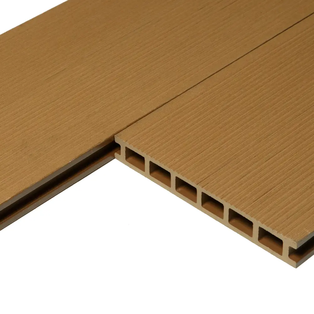 Террасная доска ДПК CM Grand цвет Дуб 3000x190x25 мм вельвет 0.57 м² STLM-2029449 - Вид №3