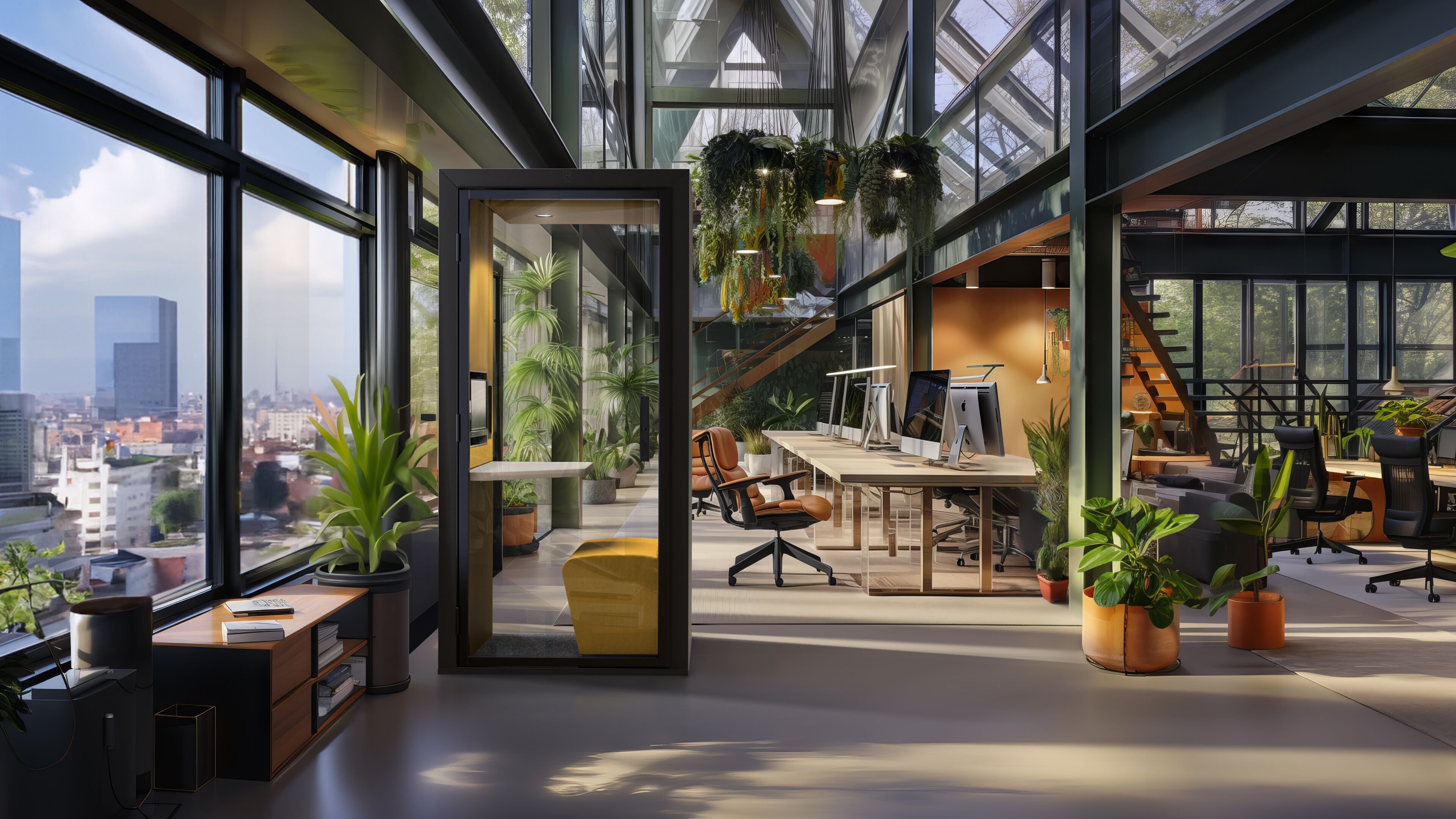 Одноместный акустическая офисная кабина Blabla-Cube бюро ARCH-00139616 - Вид №5