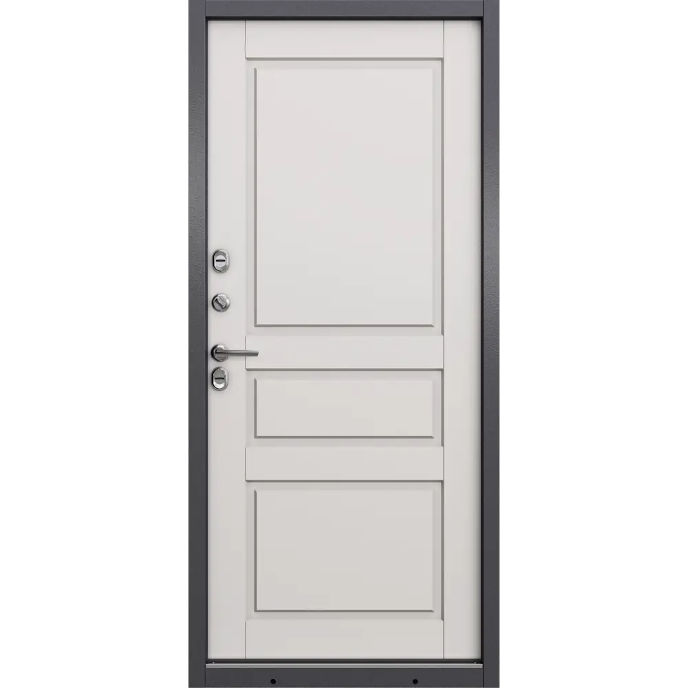 Дверь входная металлическая Termo Standart 96x205 см левая эмаль молоко 88967077 STLM-2203484 TOREX  - Вид №1