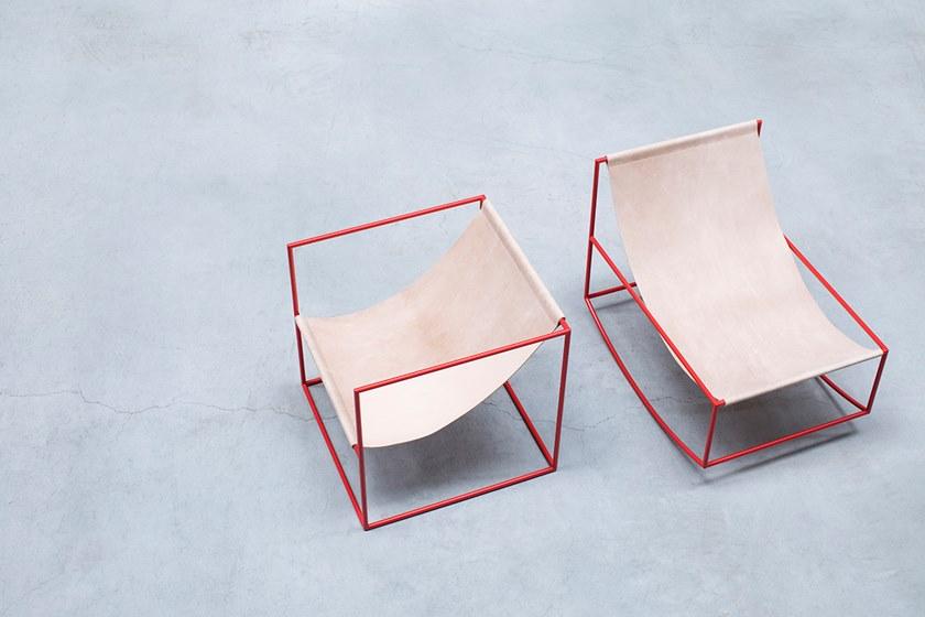 valerie_objects Кресло-качалка из стали с порошковым покрытием  V9018020  - Вид №21