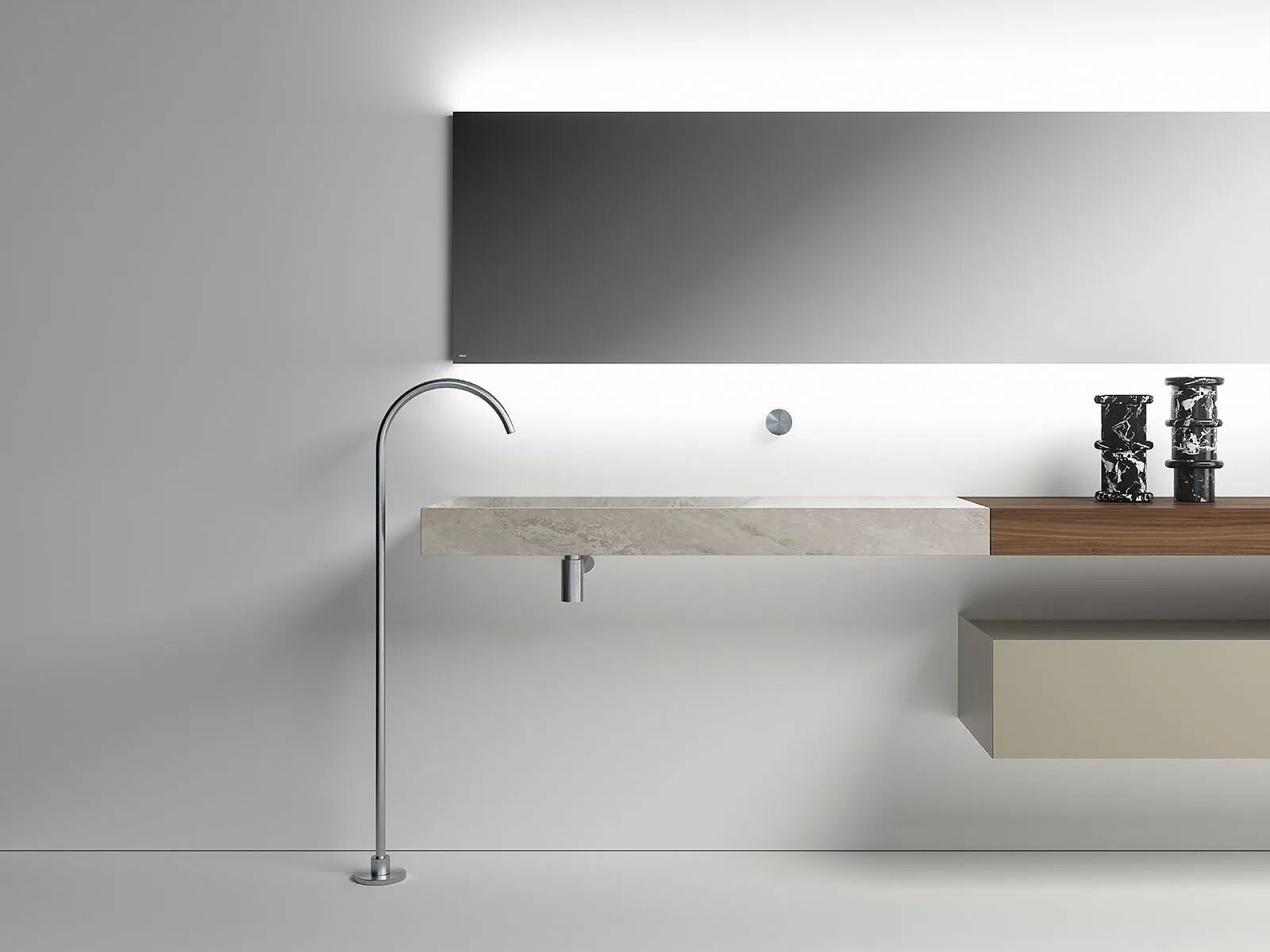 Подвесная консоль для умывальника Falper Senzafine ARCH-00035502