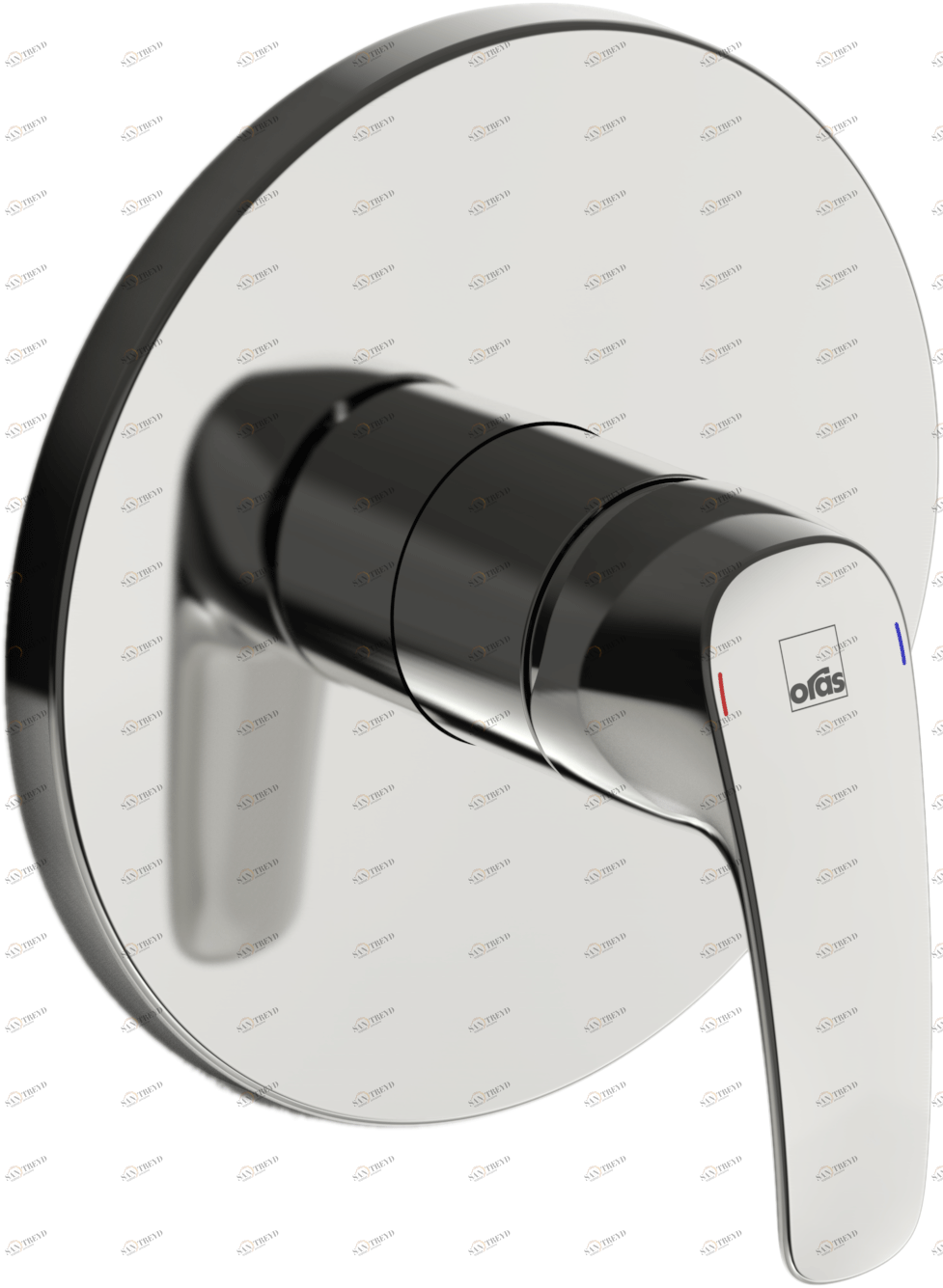 Oras 1064C Панель смесителя для душа 1064C Safira Хром 