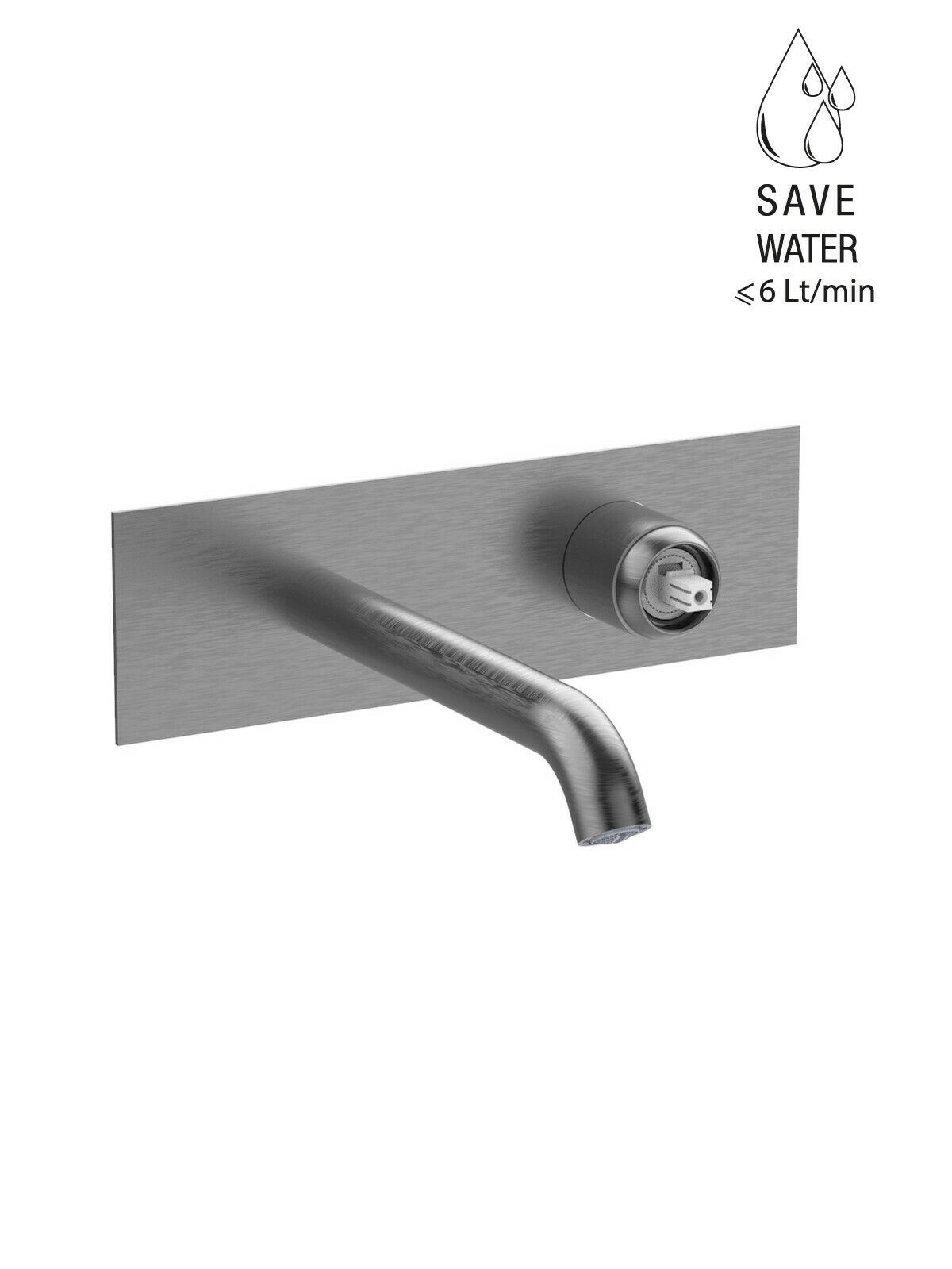 Настенный смеситель для раковины с 2 отверстиями без слива Rubinetterie Frattini Pepe XLS ARCH-00148159 - Вид №28