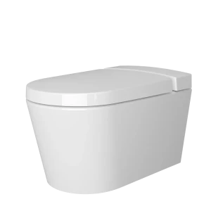 Унитаз подвесной безободковый VitrA Nest с биде горизонтальный выпуск