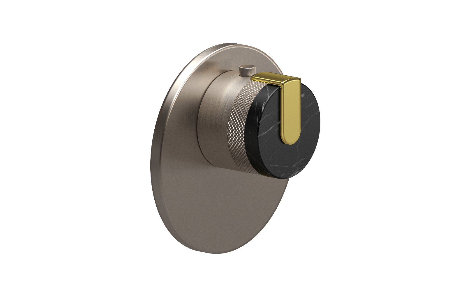 E-8027-R2MBE-L1AU-BNi-T Термостатический переключатель 3/4-Внешняя часть GRAFF MOD+