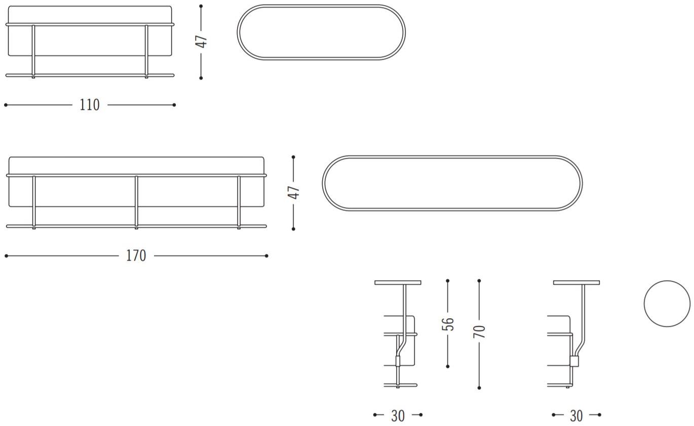 COR Мягкая скамья из ткани Drop sun-id-1507897 - Вид №6