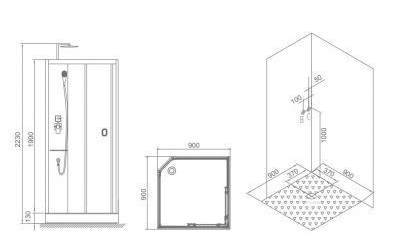 W1015 Душевая кабина SSWW WU - Вид №5