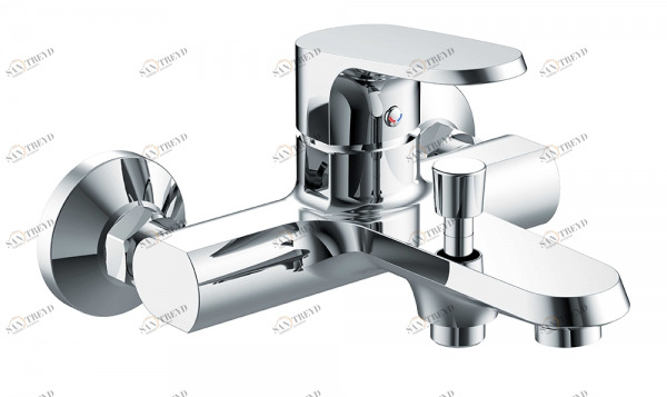 Смеситель для ванны короткий излив PURE F6105161C-01 bravat