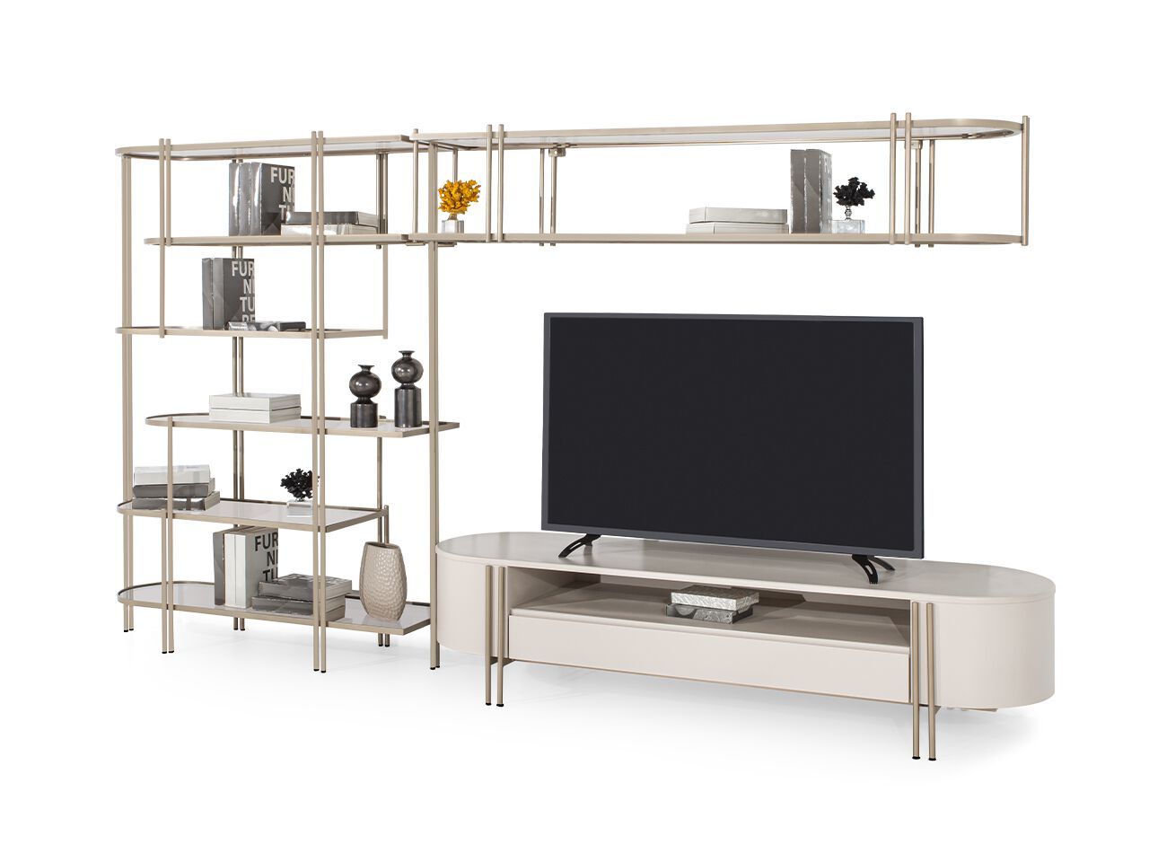 Модульная металлическая оборудованная стена NDESIGN румяна ARCH-00072122 - Вид №1