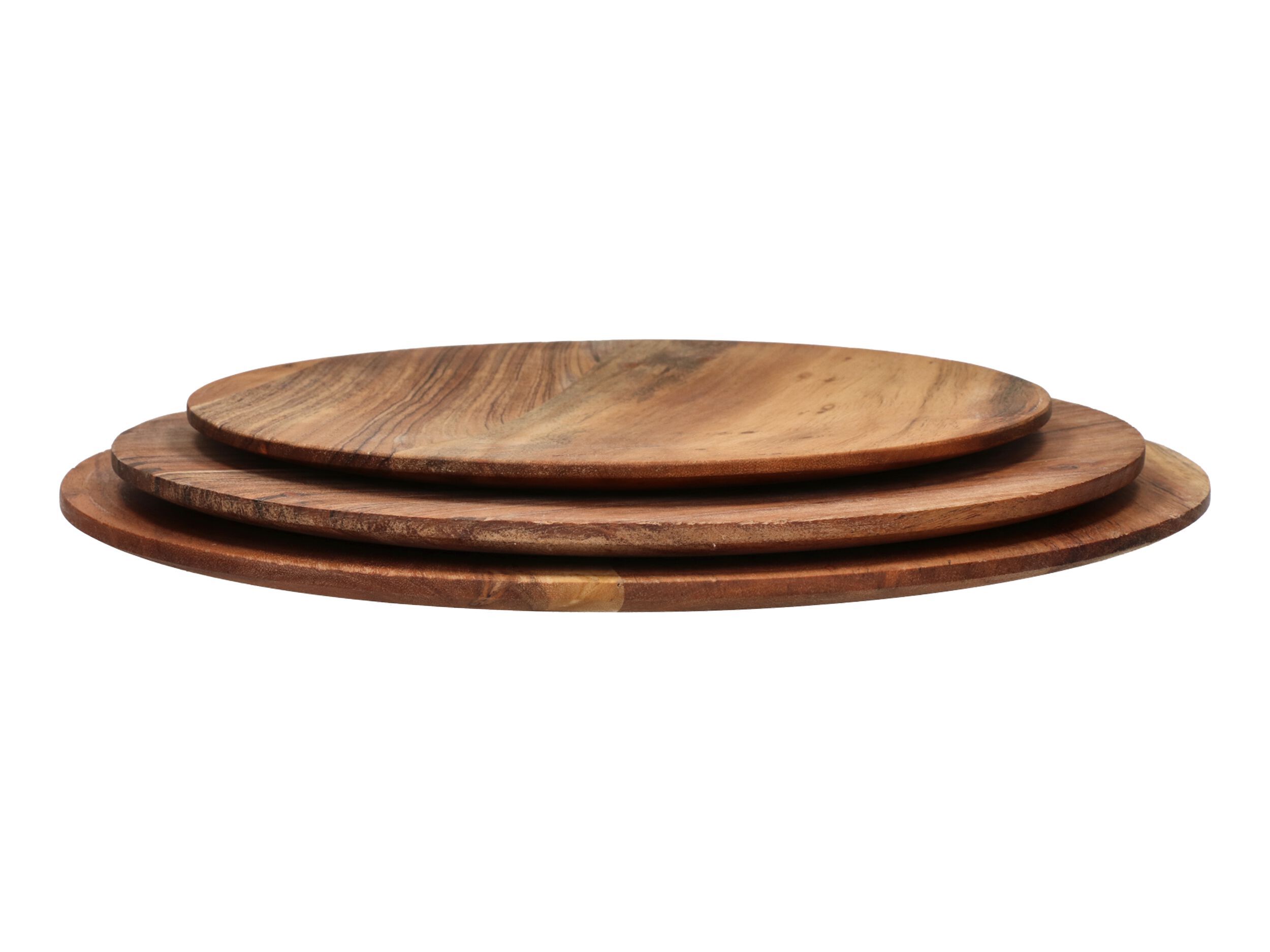 Круглая тарелка из акации POMAX Hommage ARCH-00041173