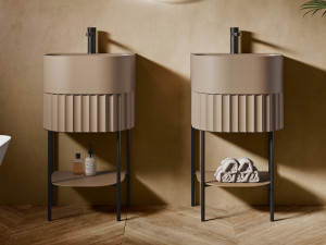 Раковина с овальной консолью в Akron©