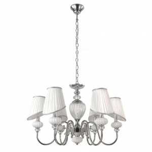 Подвесная люстра Crystal Lux Alma White SP-PL6 CRYSTAL LUX ДИЗАЙНЕРСКИЕ, ALMA 108716 Белый