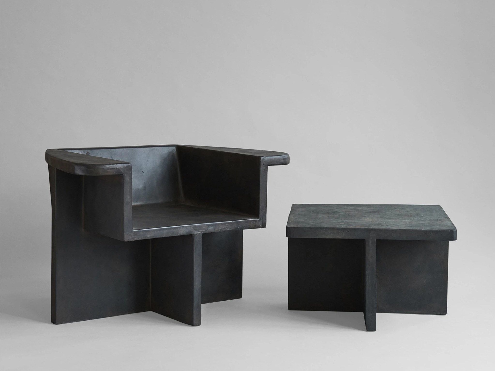 Кресло из волокнистого бетона с подлокотниками 101 Copenhagen Brutus ARCH-00146208 - Вид №5