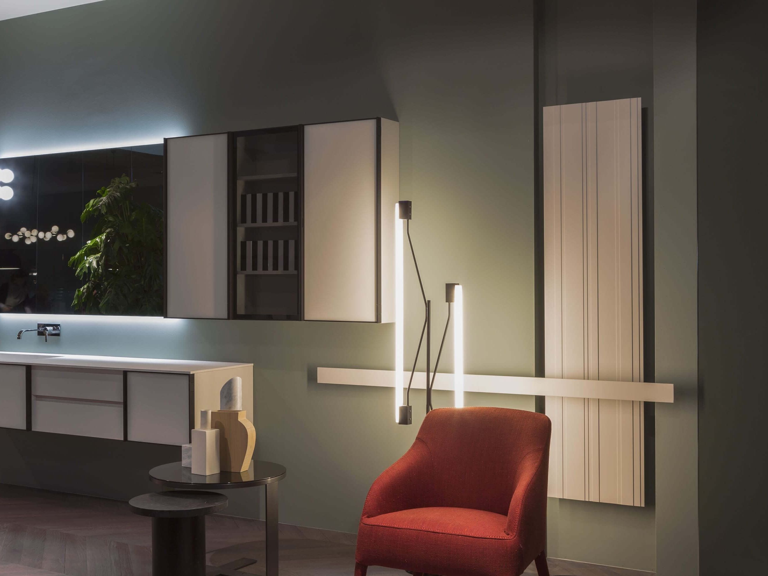 Экструдированный алюминиевый вертикальный полотенцесушитель Antoniolupi BITLIGHT ARCH-00008202