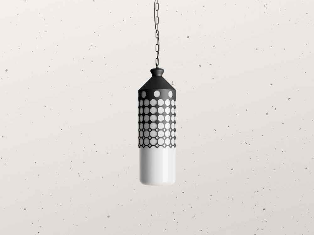 Утюг и стекло LED открытый подвесной светильник Il Fanale La Spazio ARCH-00060307