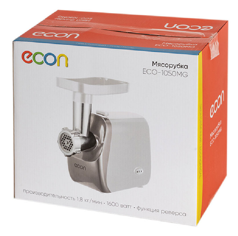 9052666 Мясорубка электрическая ECON ECO-1050MG белый STDN-0068904 - Вид №6