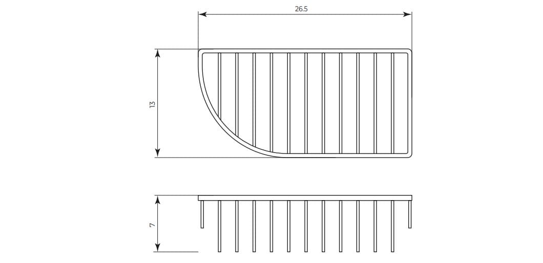 Латунный держатель дозатора Gaia Mobili Комплементы ARCH-00101682 - Вид №1