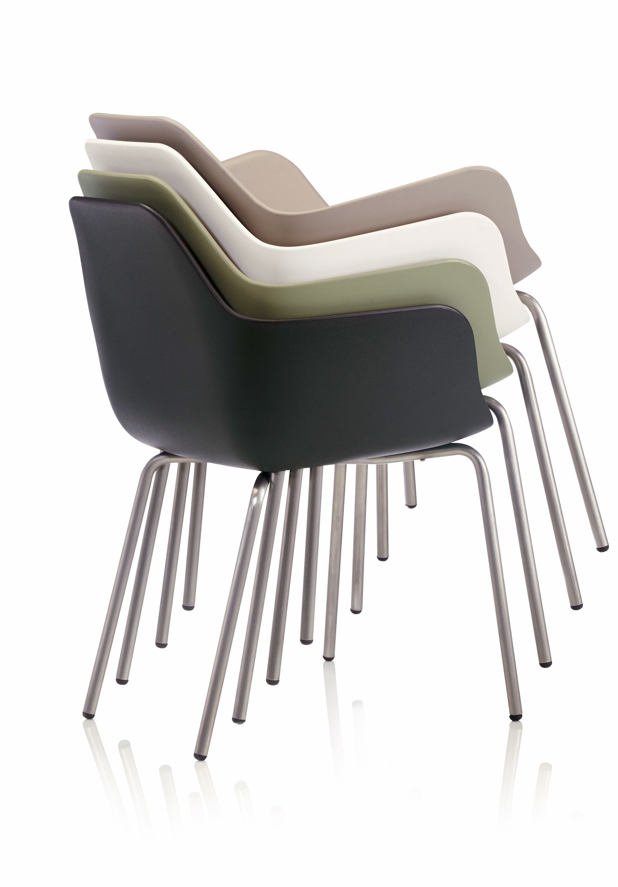 Штабелируемый стул из полиэтилена с подлокотниками ALMA DESIGN y Chair ARCH-00111137 - Вид №7