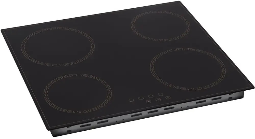 91264384 Стеклокерамическая варочная панель Simfer H60D14L011 60 см 4 конфорки цвет черный STLM-0867985