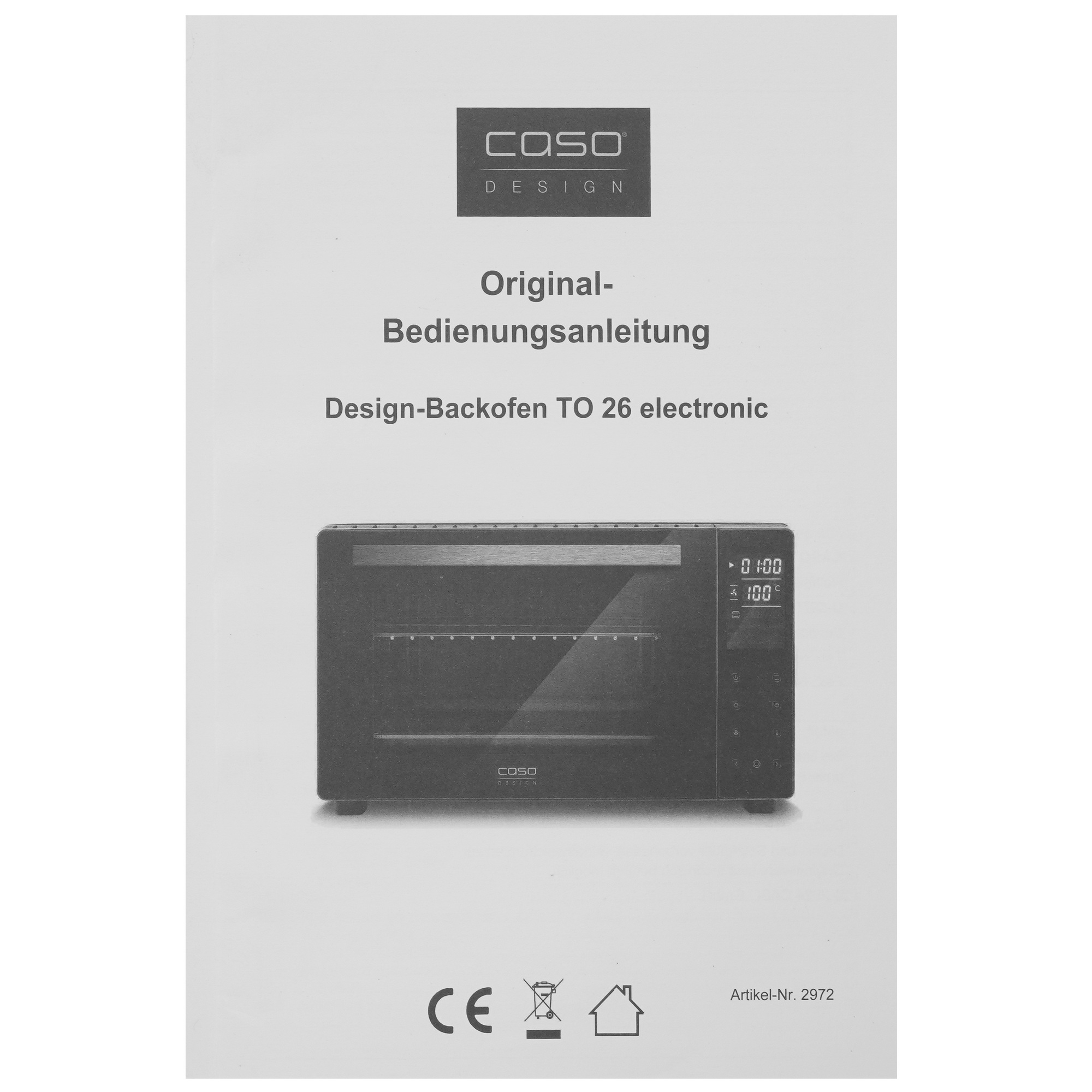 9908383 Мини-печь CASO TO 26 classic черный STDN-0127017 - Вид №8