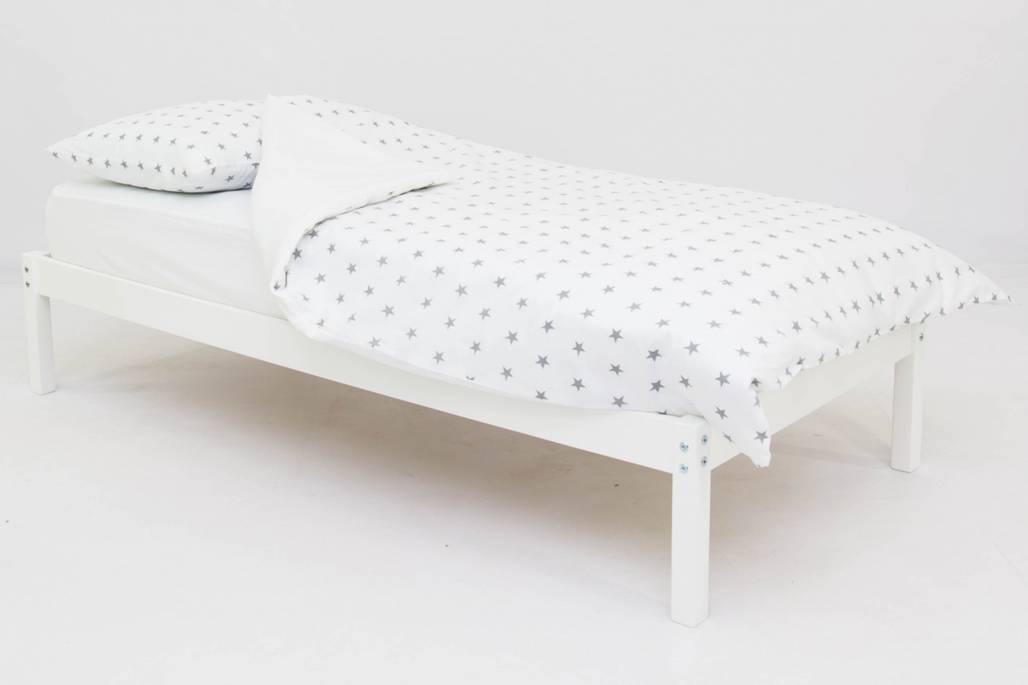 Детское постельное белье "Звезды" графит БЕЛЬМАРКО  327371 Белый Santreyd  - Вид №1