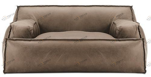 BAXTER Кожаное кресло с подлокотниками Damasco sun-id-1487100