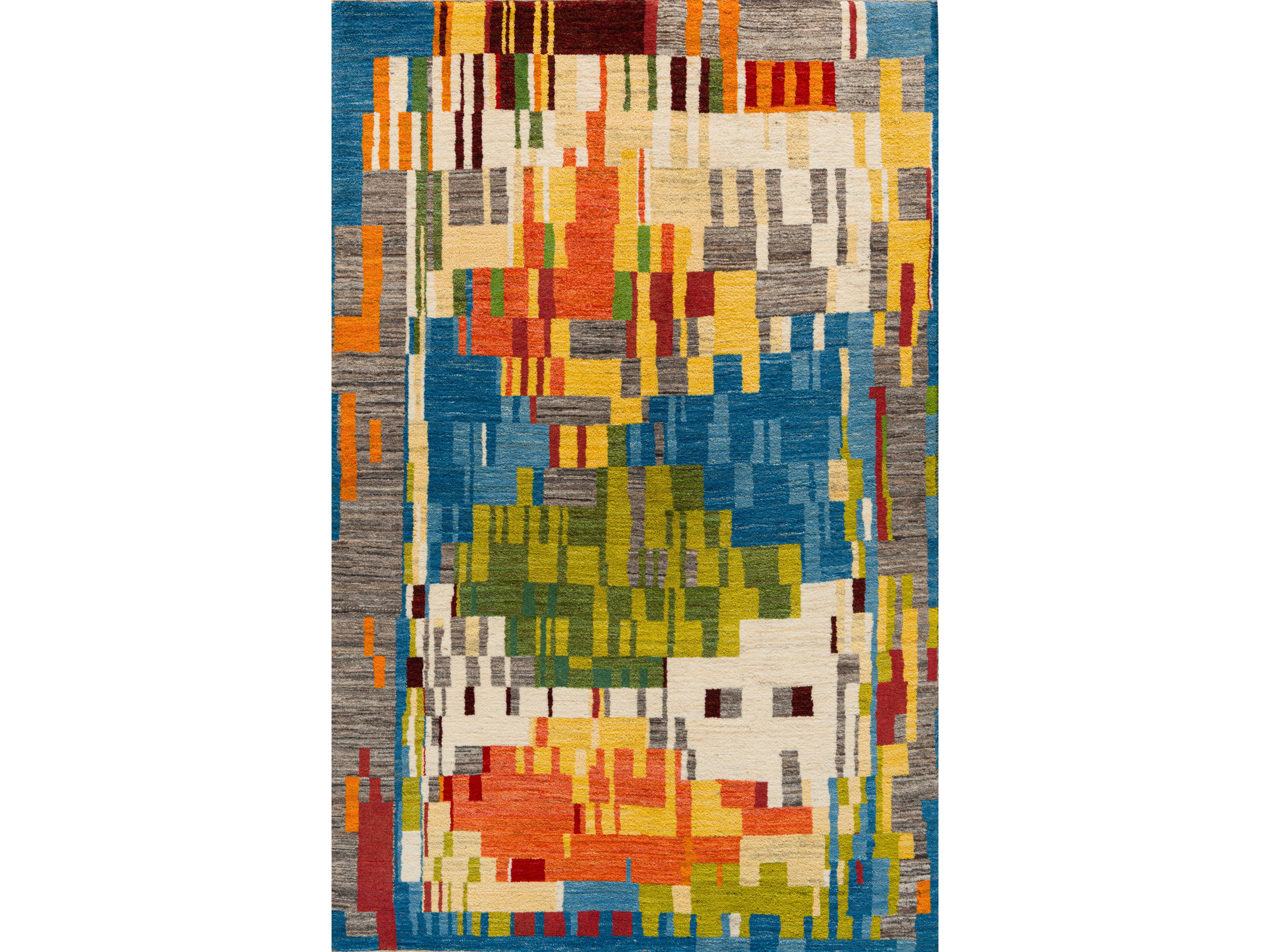 Прямоугольный шерстяной ковер Zollanvari Gabbehs Glitch ARCH-00023805 - Вид №1