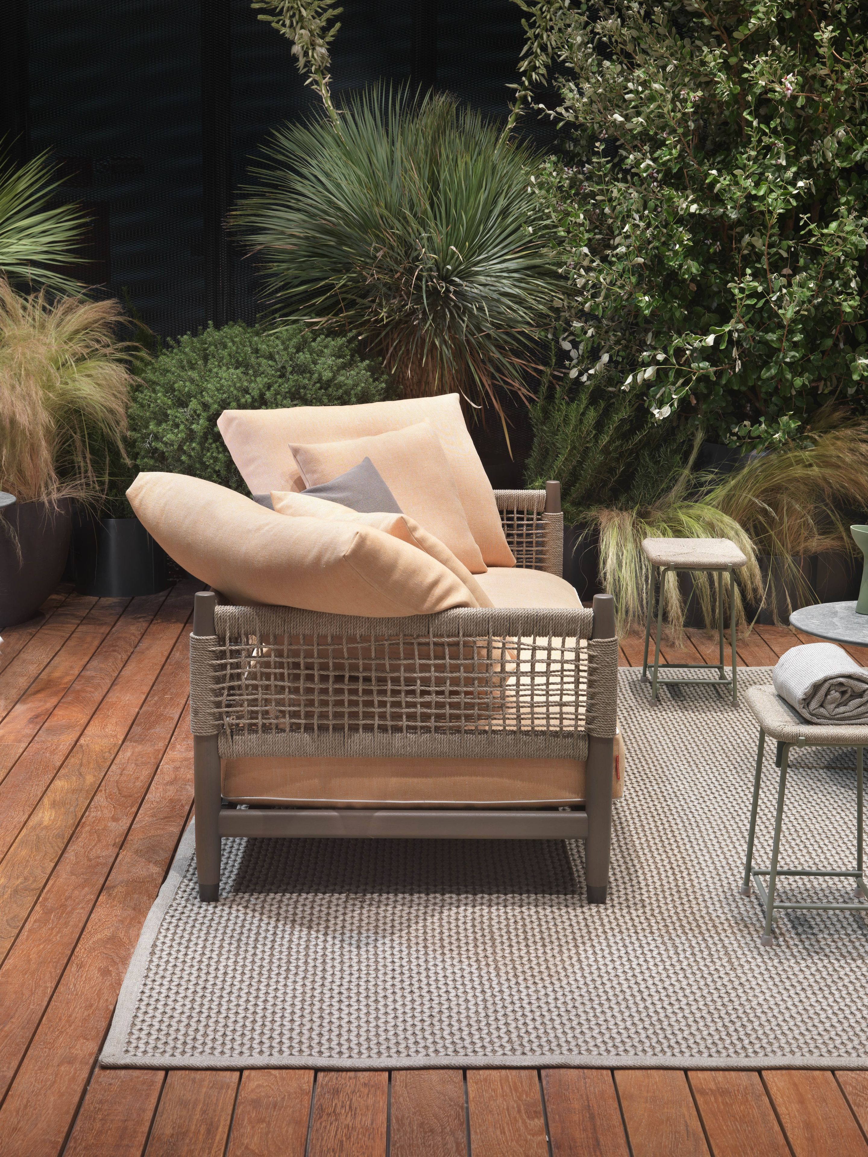 2-местный тканевый садовый диван Flexform Parker Outdoor ARCH-00019347 - Вид №1