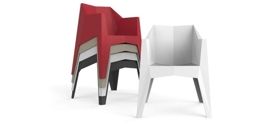 008143 Стул с подлокотниками Vondom Voxel - Вид №3