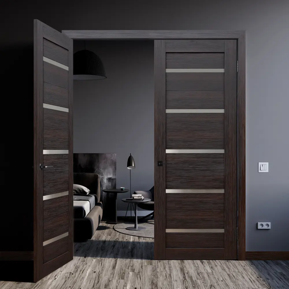 Комплект двери Artens Дукато глухая 70x200 см Hardflex цвет акация с добором 100 мм 89428656 STLM-2121315  - Вид №2