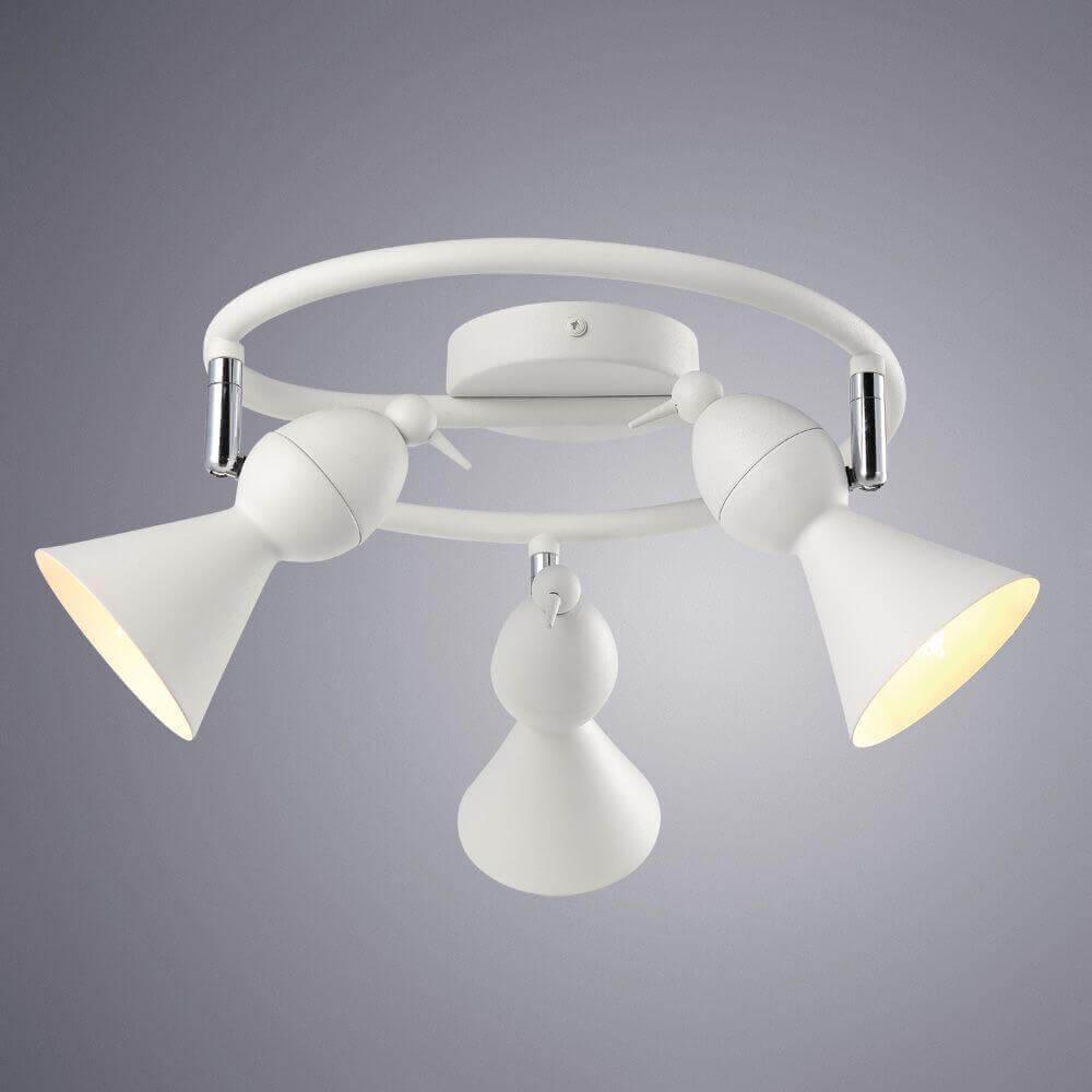 Спот потолочный белый на 3 лампы Arte Lamp Picchio A9229PL-3WH ARTE LAMP PICCHIO WHITE 00-3924236 Белый  - Вид №1