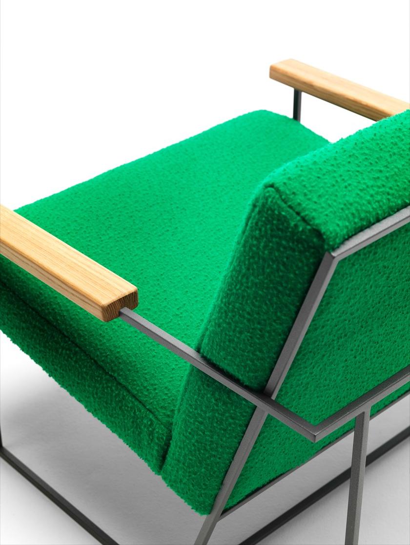 EPÒNIMO Кресло из ткани Casentino с подлокотниками Gotham Gt001 - Вид №3