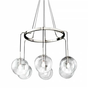 Подвесной светильник Languedoc 6 от Delight Collection KG0838P-6 DELIGHT COLLECTION ДИЗАЙНЕРСКИЕ 243890 Хром