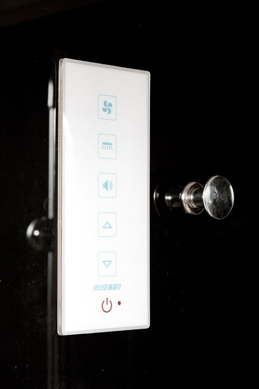 D90S Душевая кабина DETO Серия D B09S+ эл. BLACK - Вид №22