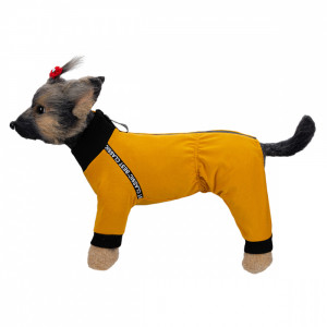 ПР0057556 Комбинезон для собак DOG MODA трикотажный горчичный Релакс 4 Dogmoda