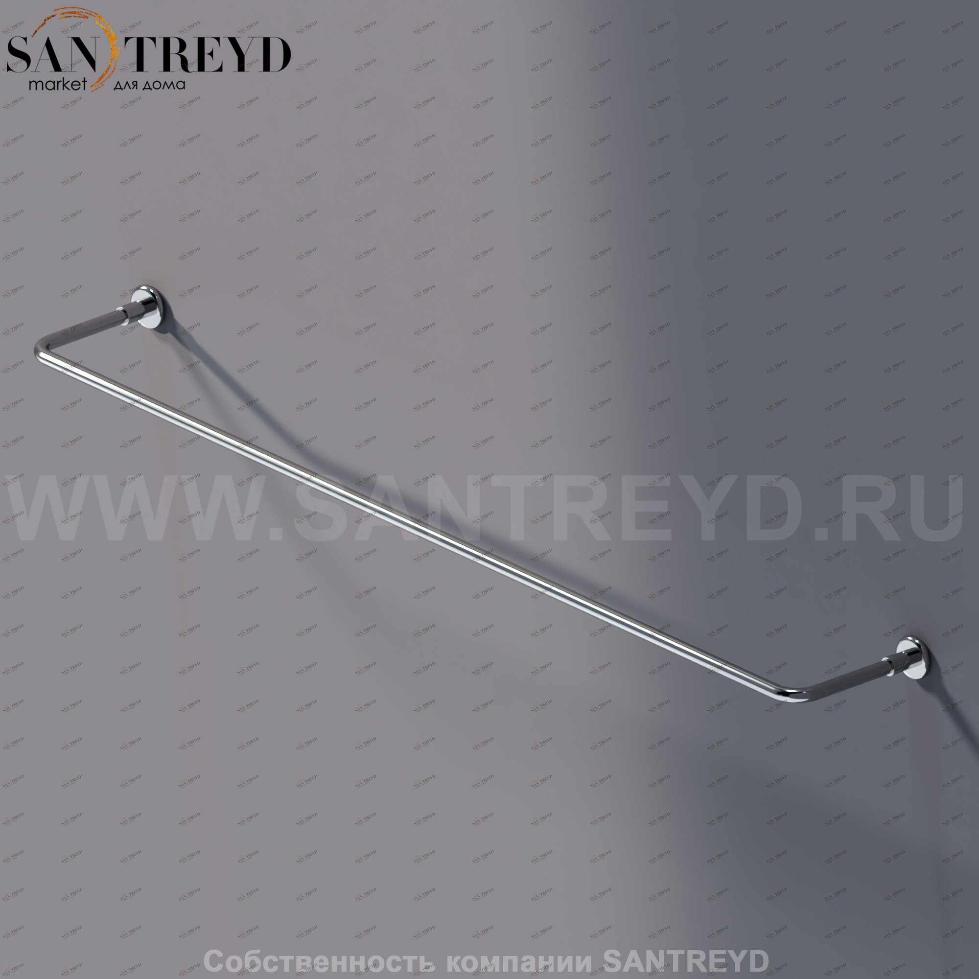 Agape O Полотенцедержатель 63 см хромированный AFER0859A Аксессуары O