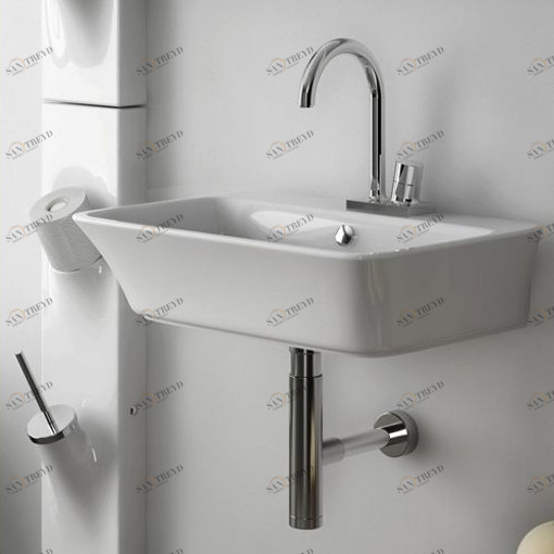 CWL003 Подвесная раковина настенная овальная ArtCeram  белая 