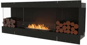 EcoSmart Fire Каминная топка на биоэтаноле из стали и стекла Flex single sided fireplaces