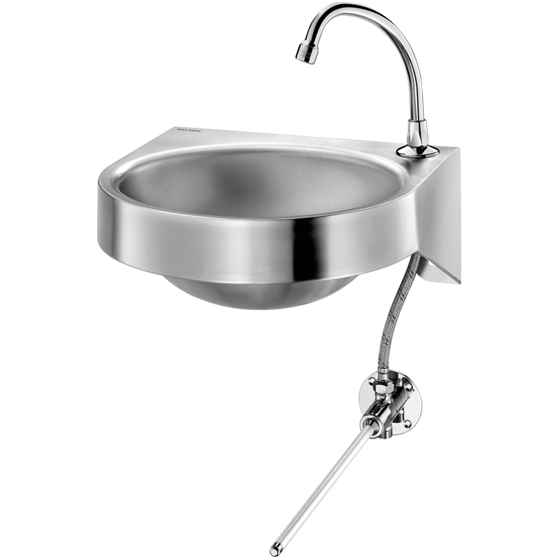 180330 Настенный рукомойник с коленным управлением DELABIE 