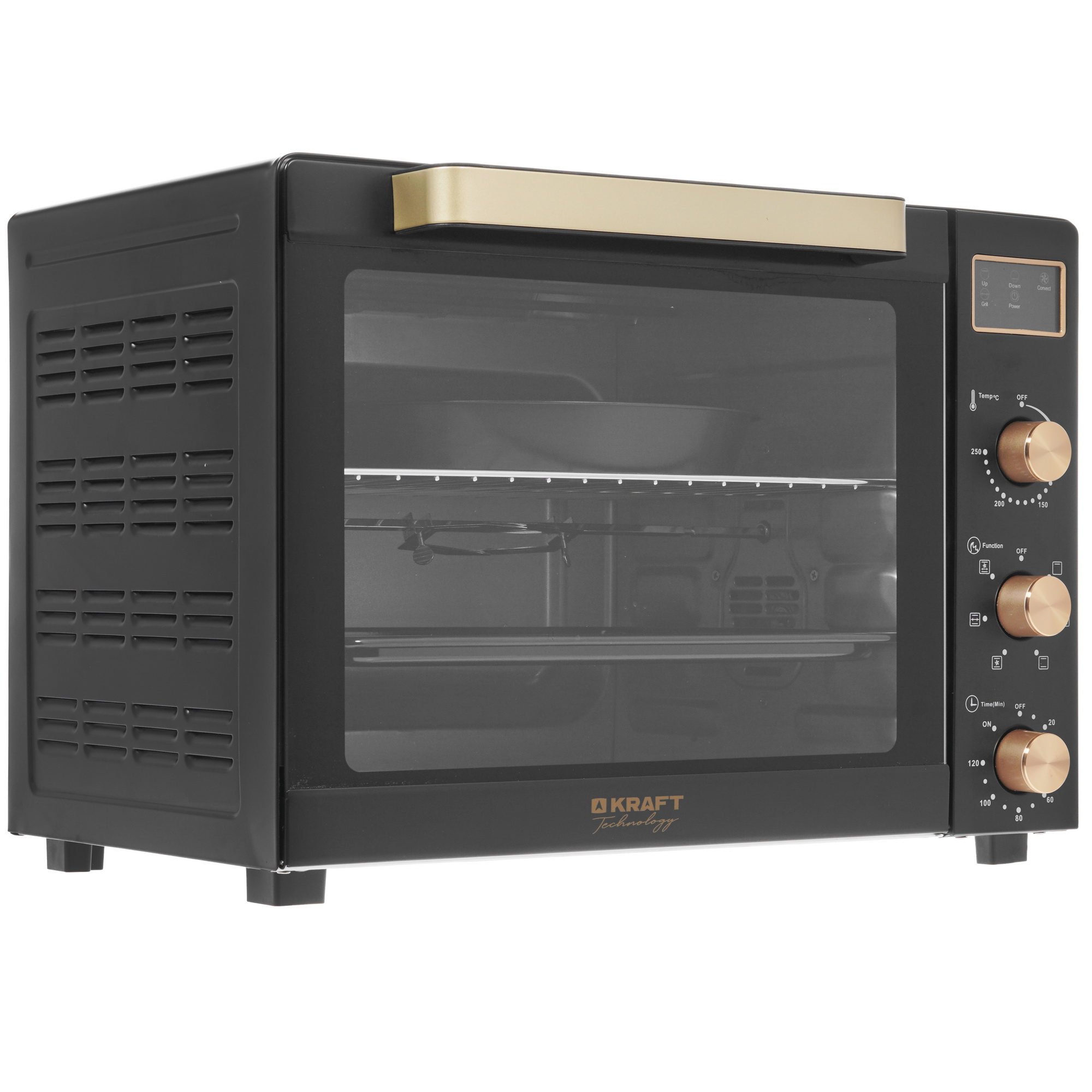 8199699 Мини-печь Kraft Technology TCH-MO 6012 RKDGLB черный STDN-0107629 - Вид №1