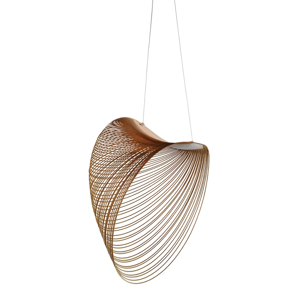 Светильник подвесной Divinare Carved бежевый 0.8 м² 89390338 STLM-1440772