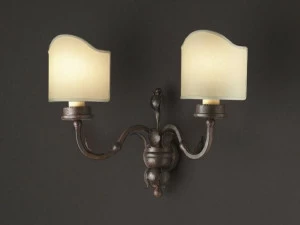 OFFICINACIANI Бра из железа непрямого света Foglie forgiate Hl1051wa-2s