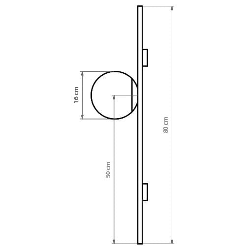 Светодиодный настенный светильник из опалового стекла In Stock Luxcambra ARCH-00048326 - Вид №2