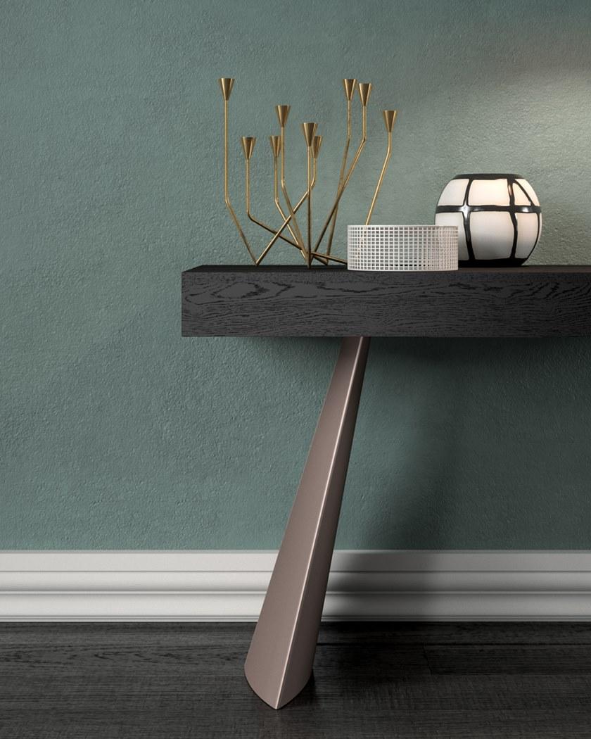 Ozzio Italia Выдвижная прямоугольная деревянная консоль  T028  - Вид №2