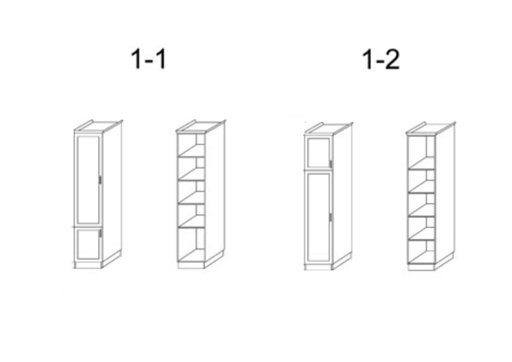 Шкаф бельевой одностворчатый коричневый "Парма" DREAMLINE ПАРМА 175223 Коричневый - Вид №4