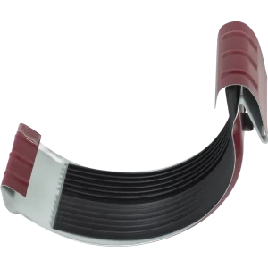 Соединитель для желоба D125 мм цвет вишня