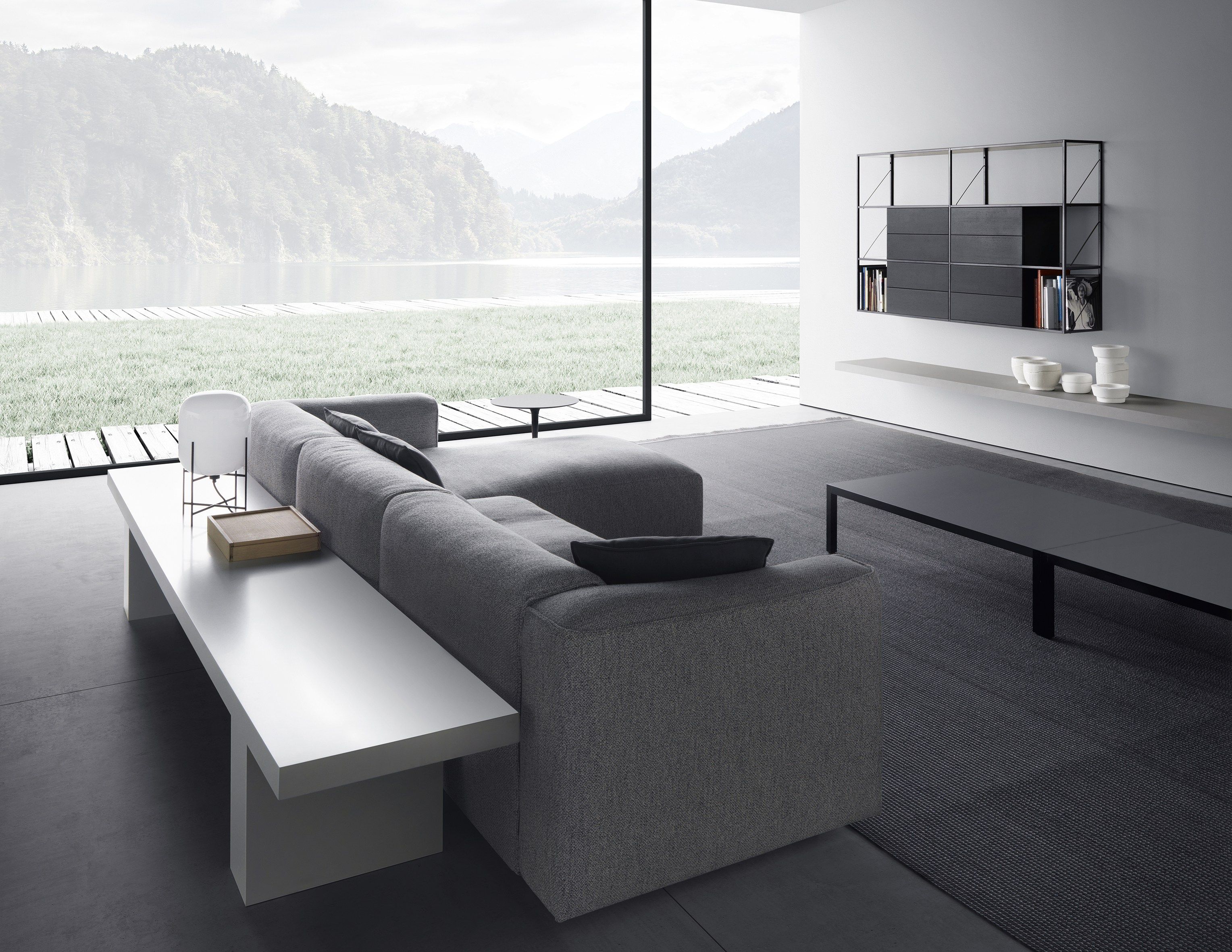 Съемный тканевый диван с полуостровом MDF Italia MATE 2012 ARCH-00123780 - Вид №1