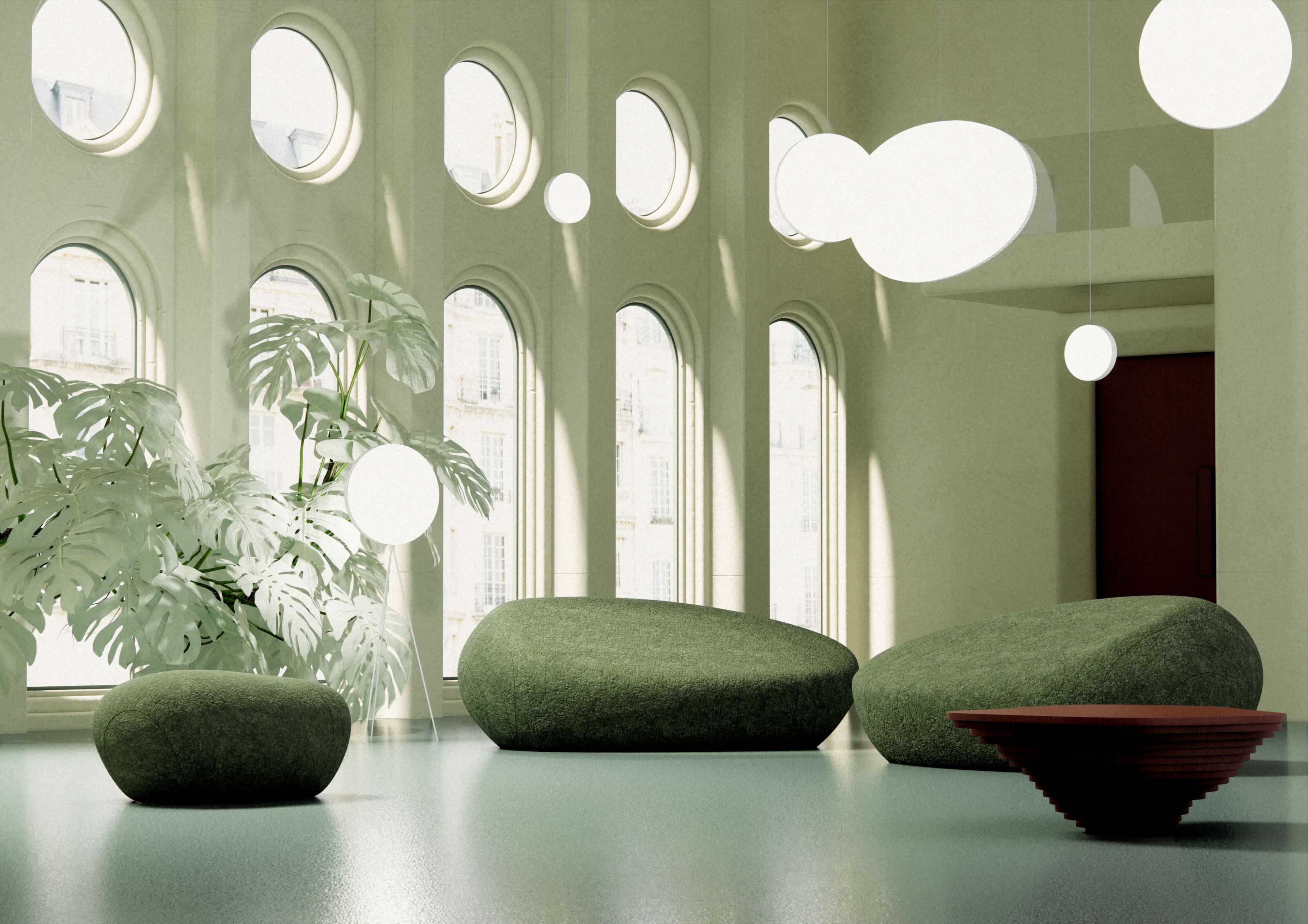 Пуф smarin Livingstones - ARDA pebble system ARCH-00105346 - Вид №4